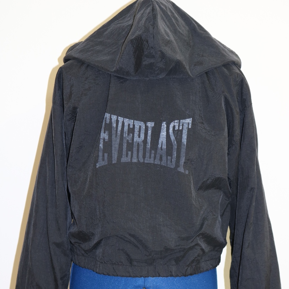 EVERLAST Crop Black Jacket - Boxing Zipper